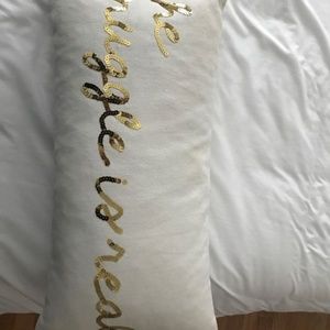 Lumbar pillow from Bow and Drape